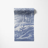 Vintage Wall Mural - Landscape Blue - Lovalù